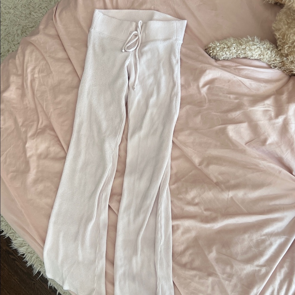 pink hollister Ribbed Lounge Pants